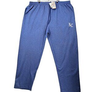 Men's Majestic Heathered Royal Kansas City Royals Big & Tall therma Base Fleece